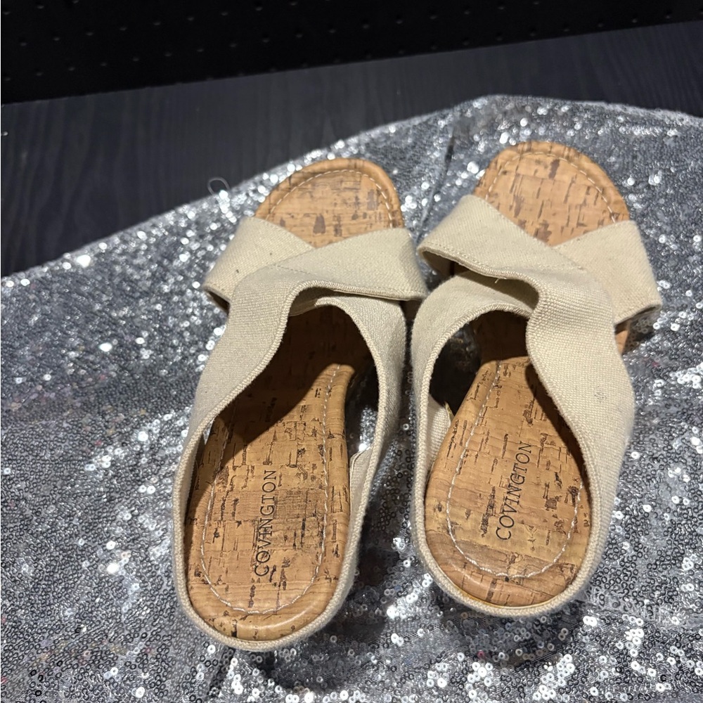 Covington Women's Cream Sandals